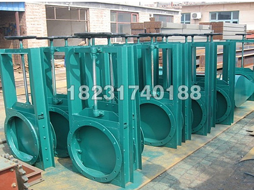 圆形手动插板阀